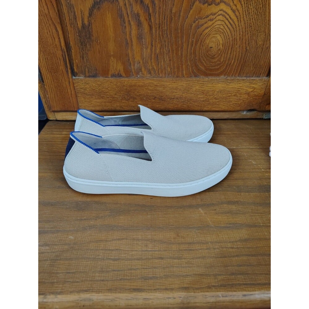 ROTHY'S 'The Sneaker' Ivory Knit Slip On Flats Size US 6